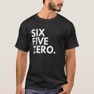 SECHS FÜNF NULL Vorwahl 650 San Mateo CA Kaliforni T-Shirt