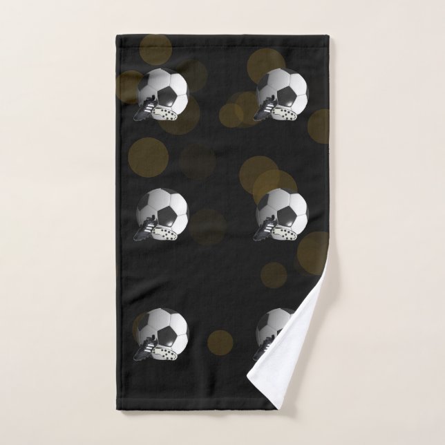 Sechs Fußballbälle, Handtuch (Handtuch)