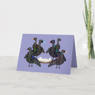 Sechs Gänse A, die Karte legen