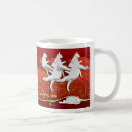Sechs Katzen a-Lay ... Feiertage Tasse