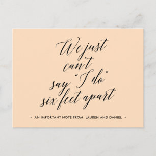 Sechs Meter nach Änderung der Pläne verschoben sto Ankündigungspostkarte