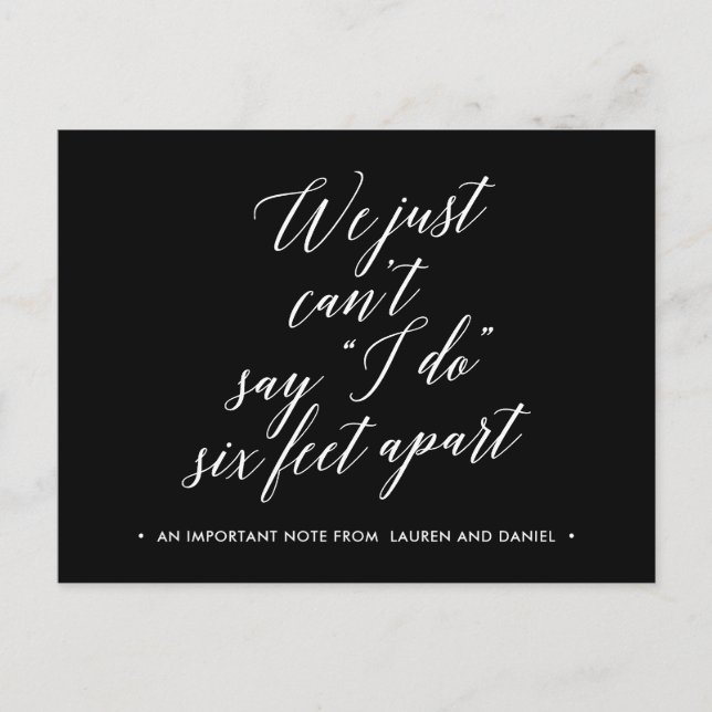 Sechs Meter nach Änderung der Pläne verschoben sto Ankündigungspostkarte (Vorderseite)