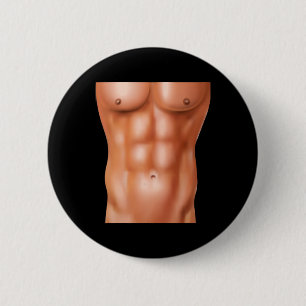 Sechs-Pack für Krafttraining zur Bodybuilding Button