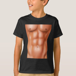 Sechs-Pack für Krafttraining zur Bodybuilding T-Shirt