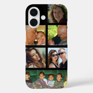 Sechs Persönliche Fotos personalisieren sich mit N iPhone 16 Hülle