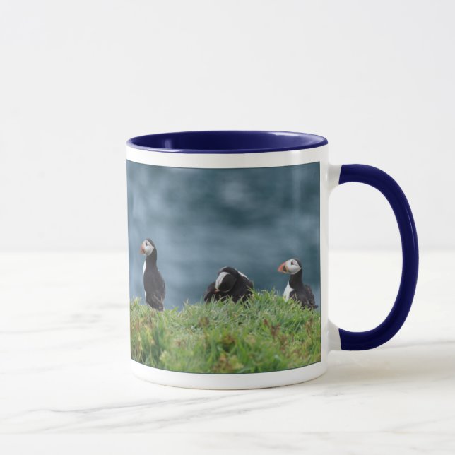 Sechs Puffins-Tasse Tasse (Rechts)