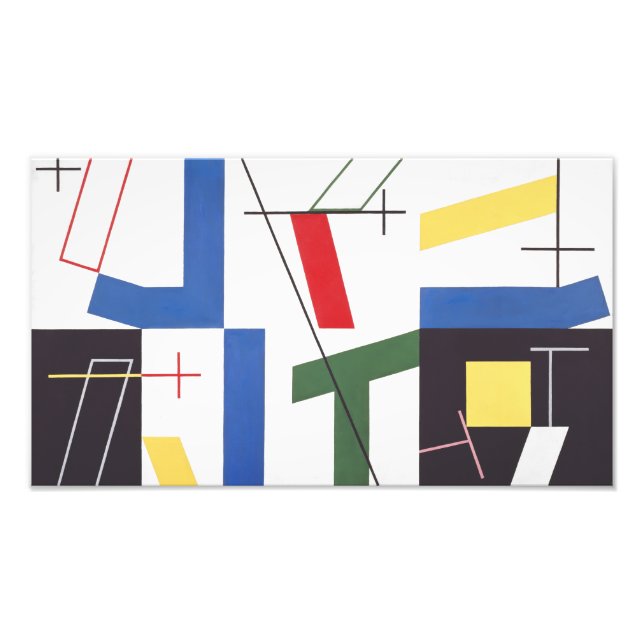 Sechs Räume mit Kreuzungen | Sophie Taeuber-Arp | Fotodruck (Vorne)