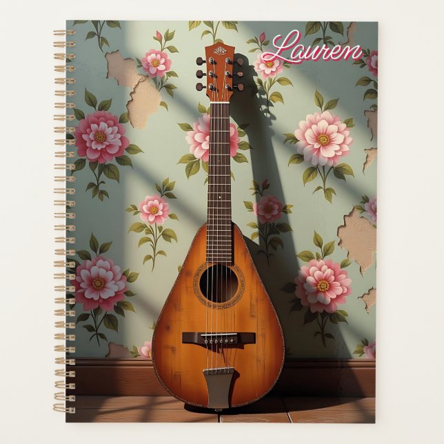 Sechs-saitiges Dulcimer Vintage Seltenes Instrumen Planer (Vorderseite)
