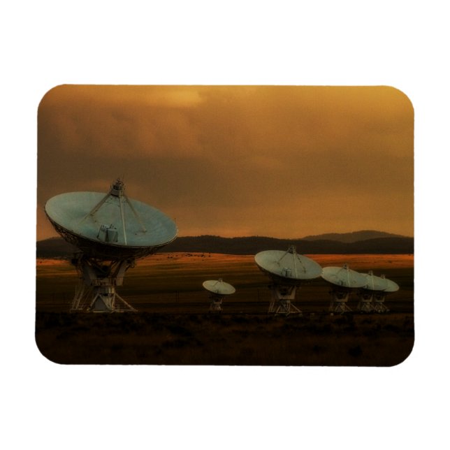 Sechs Satelliten in Folge Magnet (Horizontal)