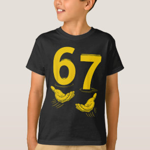 Sechs Sieben 67 6 7 Kinder 67 Teenager Jungen 6-7  T-Shirt