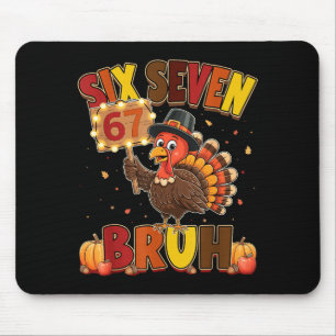 Sechs Sieben 67 Erntedankfest Meme Lustig Dankbar Mousepad