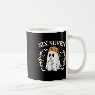 Sechs Sieben 67 Meme Lustiger Geist Halloween 6 7 Kaffeetasse
