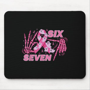 Sechs Sieben 67 Meme Lustiges Skelett Brustkrebs A Mousepad