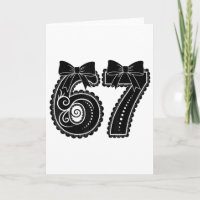 Sechs Sieben 67 Meme Nummer 67 Coquette Bow Frauen