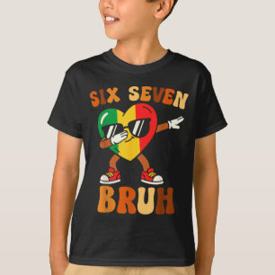Sechs sieben 67 Meme schwarzer Geschichtsmonat Mel T-Shirt