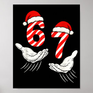 Sechs Sieben 67 Weihnachten 6 7 Kinder 67 Jugend J Poster