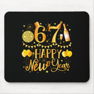 Sechs Sieben 6 7 Meme Lustig Frohes Neues Jahr 67 Mousepad