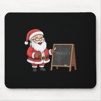 Sechs Sieben 6 7 Meme Santa Weihnachten Xmas Lehre Mousepad