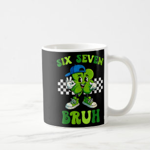 Sechs sieben bruh 67 Meme St. Patricks Tag für Jun Kaffeetasse