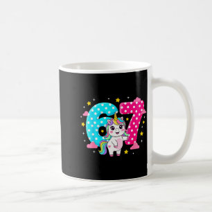Sechs Sieben Bruh Dabbing Einhorn 6 7 Meme 7. Gebu Kaffeetasse