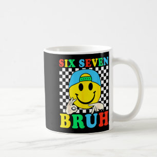 Sechs Sieben Bruh Jungen 67 Meme Gen Alpha Slang 6 Kaffeetasse