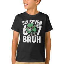 Sechs Sieben Bruh Lustiger Irischer Shamrock Dabbi