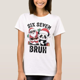 Sechs Sieben Bruh Lustiges Weihnachts-Shirt Cool T-Shirt