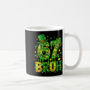 Sechs sieben bruh St. Patricks Tag Jungen Kinder 6 Kaffeetasse