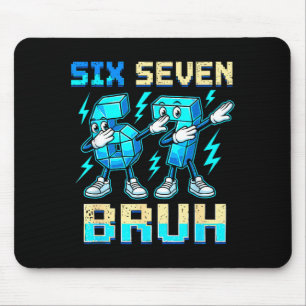 Sechs Sieben Dabbing Cool Meme Bruh 67 Lustig Dab Mousepad