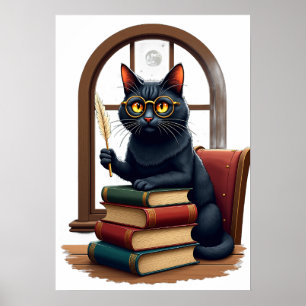 Sechs Sieben Geburtstagsgeschenk Dunkle Akademie K Poster