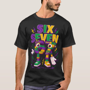 Sechs Sieben Gehirnfaul Italienisch Lustig 67 Kind T-Shirt