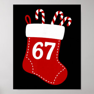 Sechs Sieben Kinder 67 Jungen Mädchen 6 7 Weihnach Poster
