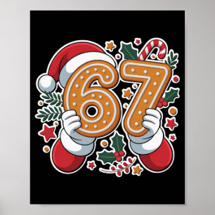 Sechs Sieben Lebkuchen für 6 7 Weihnachten De Poster