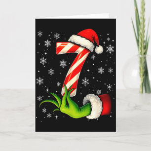 Sechs Sieben Lustige Weihnachten Paar Passende Mem Karte