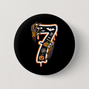 Sechs Sieben Meme 6 7 67 Halloween Erntedankfest P Button