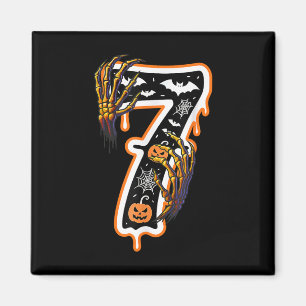 Sechs Sieben Meme 6 7 67 Halloween Erntedankfest P Magnet