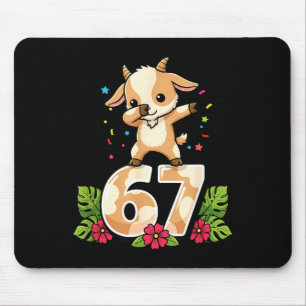 Sechs Sieben Meme Dabbing Baby Ziege 67 Lustiges G Mousepad