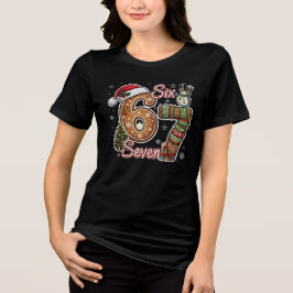 Sechs Sieben Meme Lebkuchen Weihnachtsgeschenk Tri-Blend Shirt