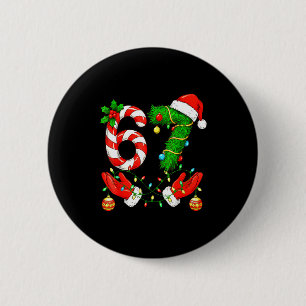 Sechs Sieben Meme Weihnachten 67 Santa Lustige Wei Button