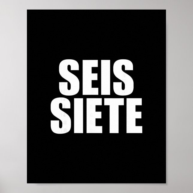 Sechs Sieben Spanisch  Poster (Vorne)