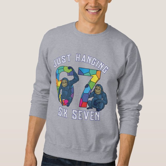 sechs sieben T-Shirt Sweatshirt (Vorderseite)