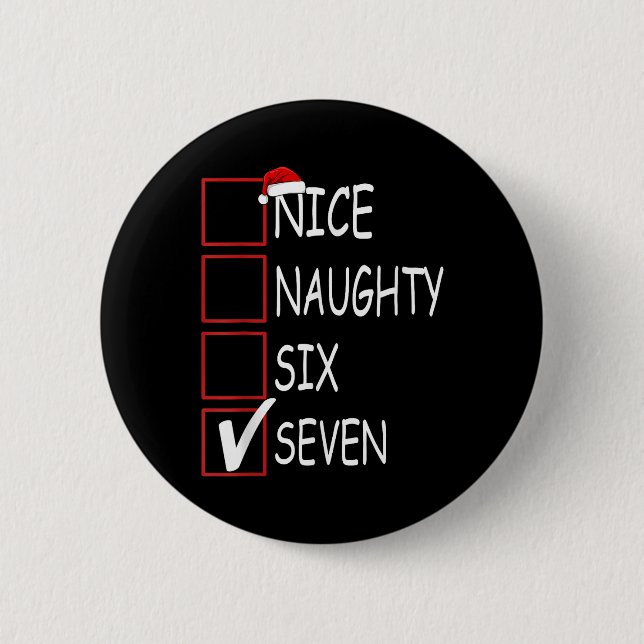 Sechs Sieben Trending 67 Gen Alpha Slang Button (Vorderseite)