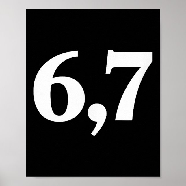 Sechs Sieben Trending 67 Logo _2  Poster (Vorne)