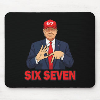 Sechs Sieben Trump Lustig Patriotisch 6 7 Meme Für Mousepad