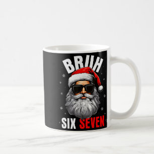 Sechs Sieben Weihnachten Bruh Santa Jungen Männer Kaffeetasse