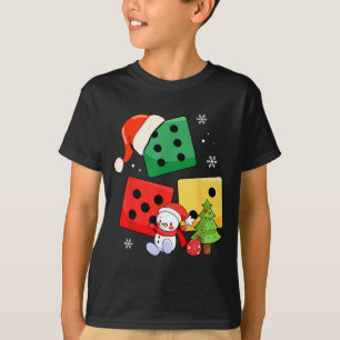 Sechs Sieben Weihnachten Drei Würfel Santa Hut 67 T-Shirt