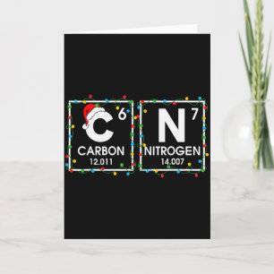 Sechs Sieben Weihnachten Kohlenstoff Stickstoff 67 Karte