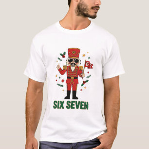 Sechs Sieben Weihnachten Nussknacker Sonnenbrille  T-Shirt