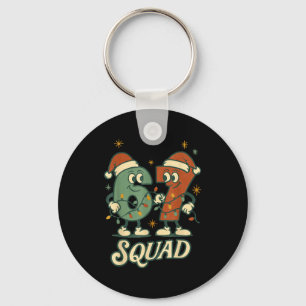 Sechs sieben Weihnachten Squad 67 Meme lustige Män Schlüsselanhänger