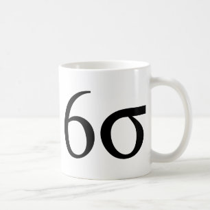 Sechs Sigma (Mageres sechs Sigma) Tasse